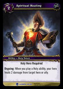 World of Warcraft: Heroes of Azeroth (Base Set) card 90 Spiritual Healing