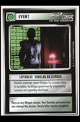 Star Trek: Premiere Unlimited (Base Set) card 74 Espionage: Romulan On Klingon 