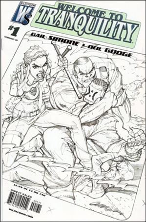 Welcome to Tranquility issue 1-C J. Scott Campbell 1:50 Sketch Cover