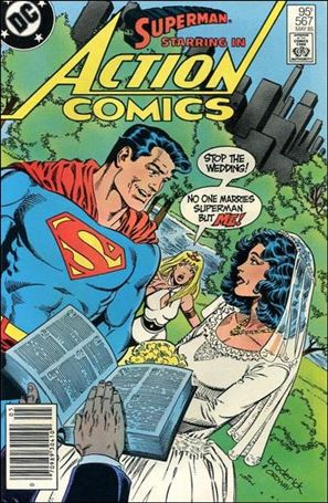 Action Comics (1938) issue 567-C Canadian Price Cover