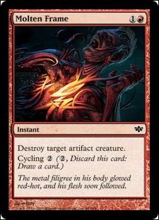 Magic the Gathering: Conflux (Base Set) card 69 Molten Frame