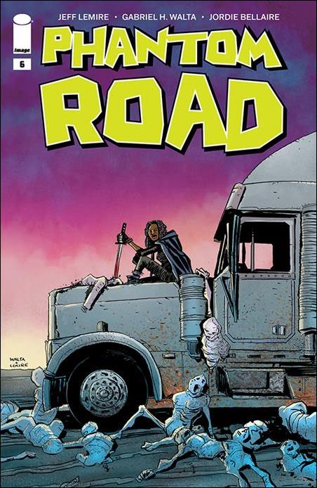 Phantom Road issue 6-C Jeff Lemire & Gabriel Hernandez Walta TWD Cover