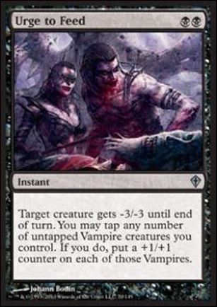 Magic the Gathering: Worldwake (Base Set) card 70 Urge to Feed
