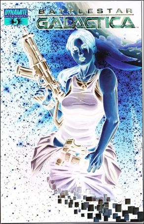 Battlestar Galactica (2006) issue 5-F Nigel Raynor Negative Cover