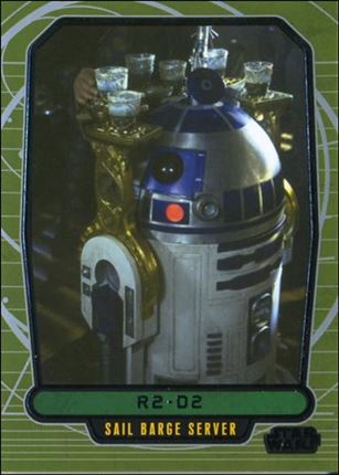 Star Wars Galactic Files (Base Set) card 159 R2-D2 Sail Barge Server