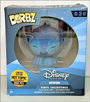 Dorbz figure 39-B Stitch (Flocked 1/3000)