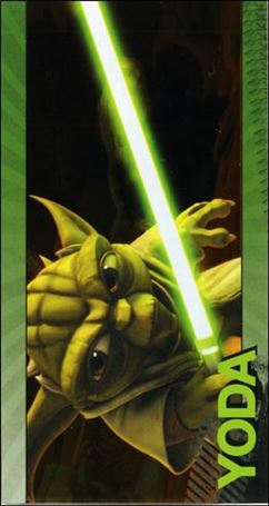 Star Wars: The Clone Wars Widevision (Character Foil Subset) card 5 Yoda