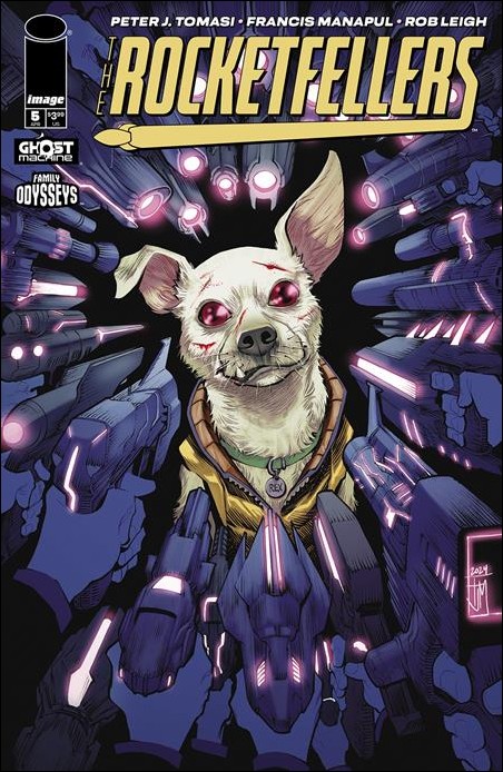 Rocketfellers issue 5 Francis Manapul Cardstock Cover