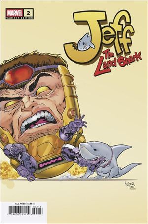 Jeff the Land Shark issue 2.00-F Aaron Kuder 1:25 Cover