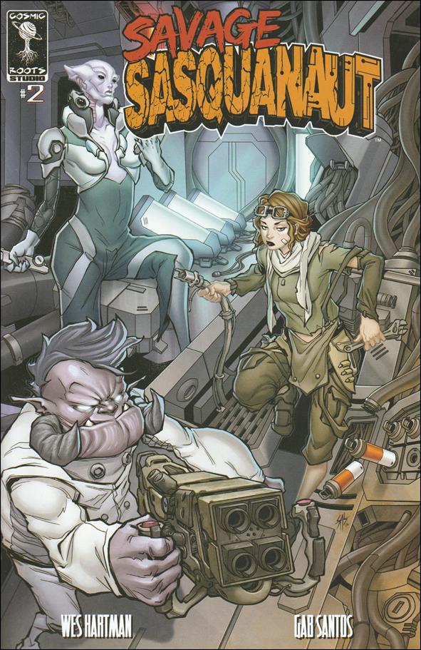 Savage Sasquanaut issue 2 Gab Santos Connecting Cover