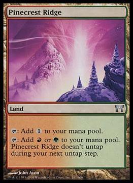 Magic the Gathering: Champions of Kamigawa (Base Set) card 281 Pinecrest Ridge