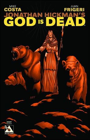 God is Dead issue 8-E Jacen Burrows 1:3 Gilded Cover