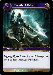 World of Warcraft: March of the Legion (Base Set) card 66 Sheath of Light