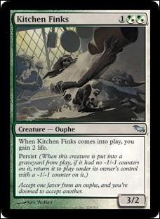 Magic the Gathering: Shadowmoor (Base Set) card 229 Kitchen Finks