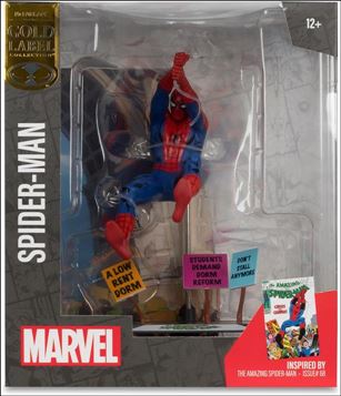 Spider-Man 1:10th Scale Collectible with Scene Gold Label (The Amazing Spider-Man #68) Cover Image 1