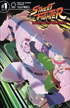 Street Fighter: Wrestlepalooza issue 1-B Jeffrey Chamba Cruz Cover