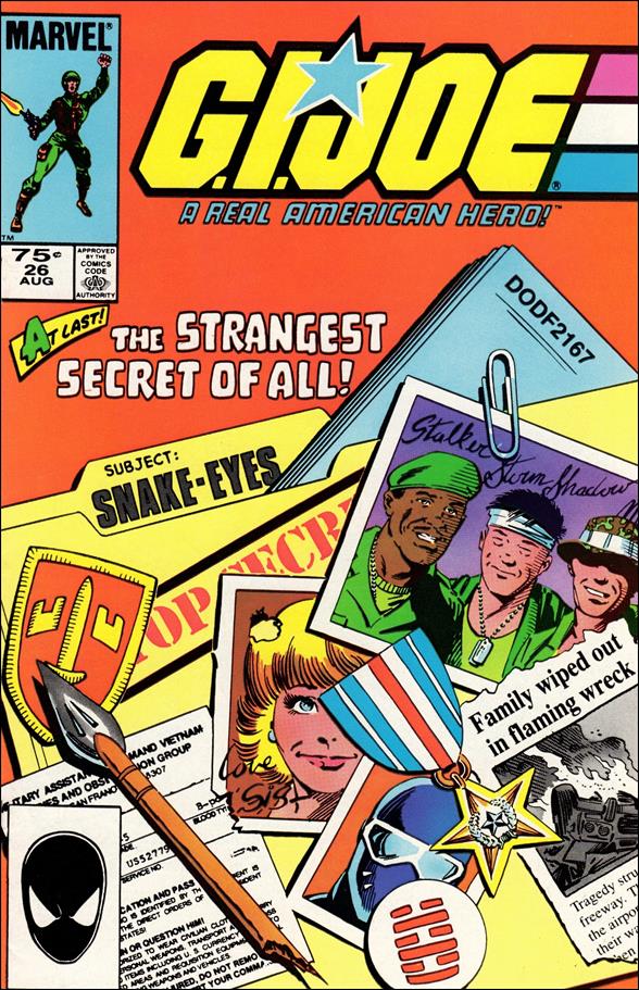 G.I. Joe: A Real American Hero issue 26-B 75 Cent Cover (2nd Printing)