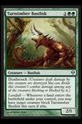 Magic The Gathering: Zendikar (Base Set) card 190 Turntimber Basilik
