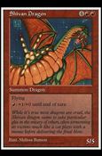 Magic the Gathering: 5th Edition (Base Set) card 268 Shivan Dragon