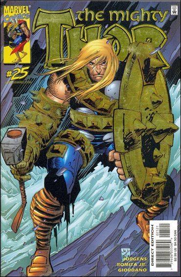 Thor (1998) issue 25 Gold Foil Cover