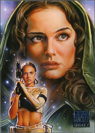 Star Wars Galaxy: Series 4 (Base Set) card 15 Padme Amidala