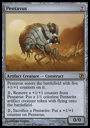 Magic the Gathering: Duel Decks: Elspeth vs. Tezzeret (Base Set) card 58 Pentavus