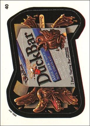 Wacky Packages (Base Set) card 40 Duck Bar