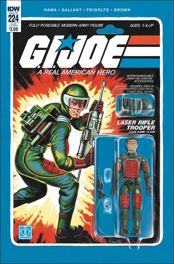 G.I. Joe: A Real American Hero issue 224-B Adam Riches Action Figure Subscription Cover