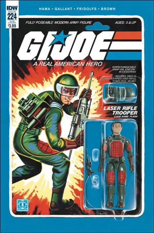 G.I. Joe: A Real American Hero issue 224-B Adam Riches Action Figure Subscription Cover