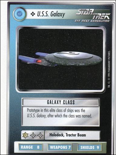 Star Trek: Premiere Unlimited (Base Set) card 336 U.S.S. Galaxy