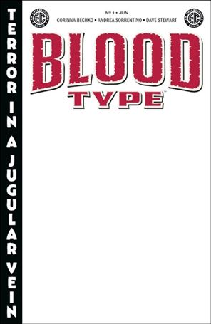 Blood Type issue 1-H Blank Sketch Cover