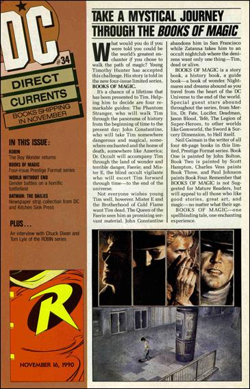 Direct Currents (1988) issue 34 Flipbook with Robin