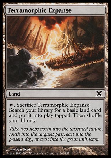 Magic the Gathering: 10th Edition (Base Set) card 360 Terramorphic Expanse