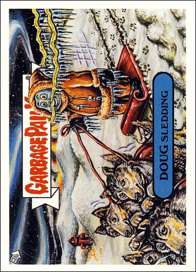 Garbage Pail Kids All-New Series 4 (Bonus Subset) card b6 Doug Sledding