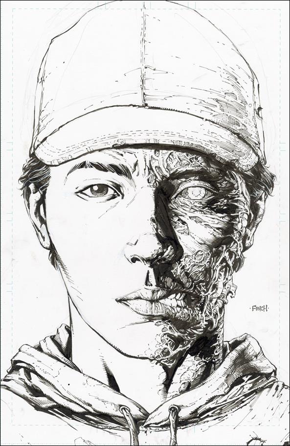 Walking Dead Deluxe issue 2-G David Finch 1:25 B&W Virgin Cover (2nd Printing)
