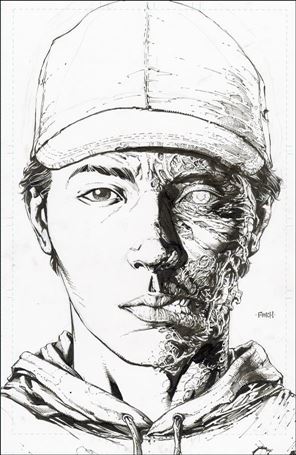 Walking Dead Deluxe issue 2-G David Finch 1:25 B&W Virgin Cover (2nd Printing)
