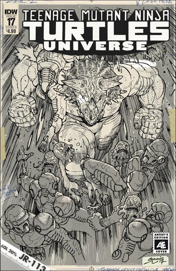 Teenage Mutant Ninja Turtles Universe issue 17-B Giannis Milonogiannis Cover