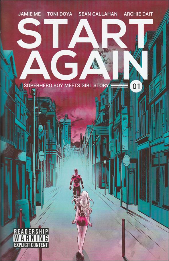 Start Again issue 1-E Kickstarter Make 100 Cover