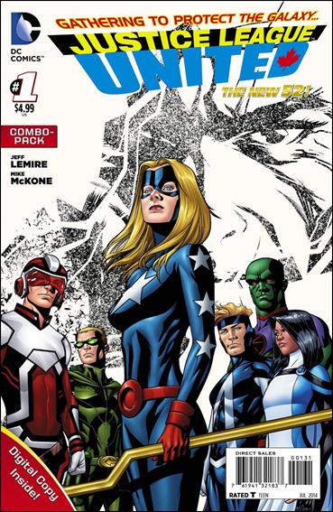 Justice League United issue 1-C Unbagged Mike McKone Cover Combo Pack