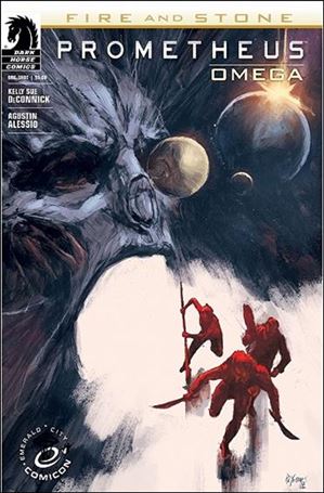 Prometheus: Fire and Stone - Omega issue nn-B Emerald City Comicon Cover