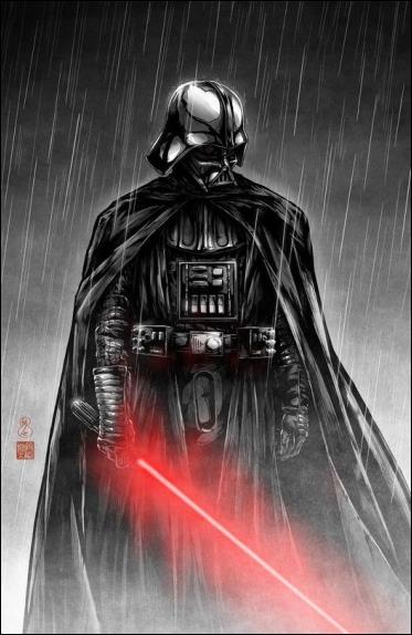 Star Wars: Darth Vader - Black, White & Red issue 1-S Takashi Okazaki Virgin Comic Corner Cover 1/600