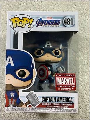 POP! Marvel figure 481 Captain America with Mjolnir