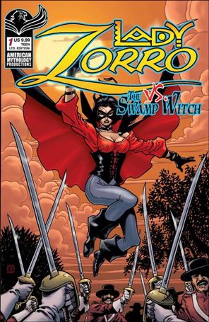 Lady Zorro vs the Swamp Witch issue 1-C Matt Wagner Cover