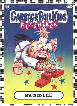Garbage Pail Kids: Flashback Series 2 (White Border Base Set) card 17a Bruised Lee