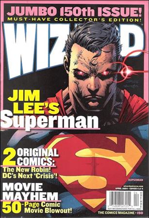 Wizard: The Comics Magazine issue 150-B Jim Lee Superman Cover