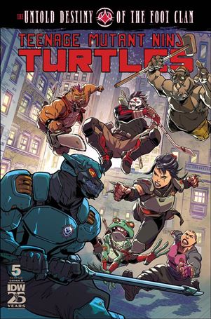 Teenage Mutant Ninja Turtles: The Untold Destiny of the Foot Clan issue 5-B Ariel Medel Cover