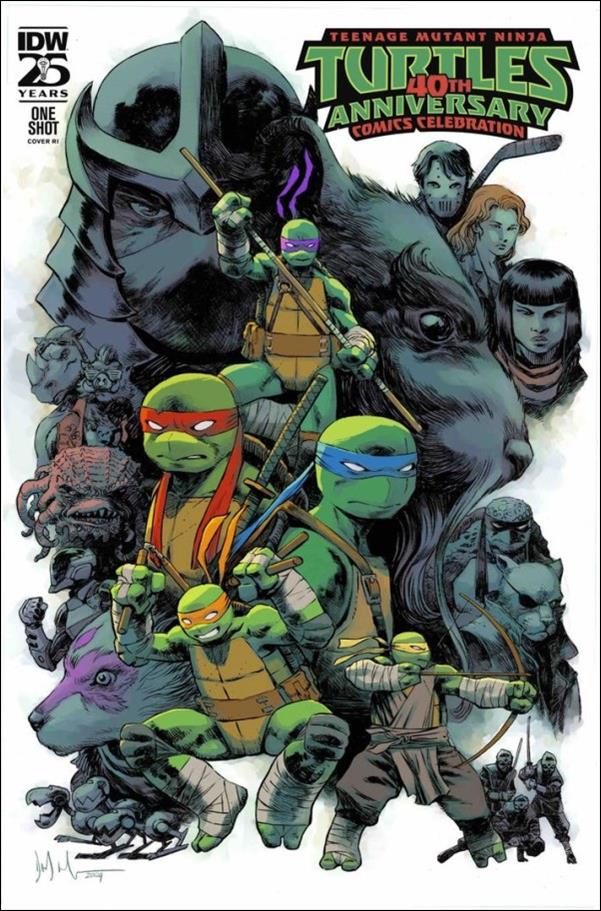 Teenage Mutant Ninja Turtles: 40th Anniversary Comics Celebration issue One Shot-K Dave Wachter 1:50 Cover
