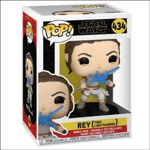 POP! Star Wars figure 434 Rey (Two Lightsabers)