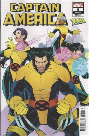 Captain America (2018) issue 5-B Elizabeth Torque X-Men Cover