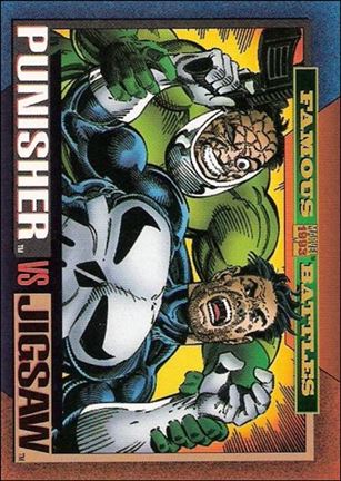 Marvel Universe: Series 4 (Base Set) card 163 Punisher vs Jigsaw